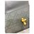 Borsa a tracolla Dior Caro in pelle grigia Grigio - vista 7
