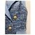 Abito in denim e tweed Balmain Blu - vista 3