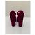 Aquazzura Sandali con platform in velluto fucsia Fuschia - vista 6