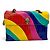 Kurt Geiger Borsa a tracolla in pelle verniciata arcobaleno Multicolore
