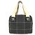 Chanel Vintage CC Chocolate Bar Mini Boston Bag Schwarz Weiß