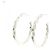 Orecchini a cerchio Tiffany & Co. in argento sterling 925 - vista 2
