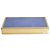 Clutch rigida VICTORIA BECKHAM in pelle embossed lucertola blu cornflower e ottone dorato - vista 11