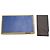 Clutch rigida VICTORIA BECKHAM in pelle embossed lucertola blu cornflower e ottone dorato - vista 15