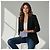 Clutch rigida VICTORIA BECKHAM in pelle embossed lucertola blu cornflower e ottone dorato - vista 3
