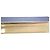 Clutch rigida VICTORIA BECKHAM in pelle embossed lucertola blu cornflower e ottone dorato - vista 7
