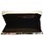 Borsa Minaudière rigida VICTORIA BECKHAM in ottone argentato con intarsio geometrico triangolare Nero - vista 8