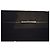 Borsa Minaudière rigida VICTORIA BECKHAM in ottone argentato con intarsio geometrico triangolare Nero - vista 9