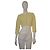 ZIMMERMANN Top corto de tweed texturizado a rayas amarillas con botones náuticos 2 Blanco Amarillo