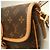 Borsa a tracolla Louis Vuitton Monogram Diane Marrone - vista 11