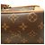Borsa a tracolla Louis Vuitton Monogram Diane Marrone - vista 20