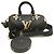 Borsa Louis Vuitton Bicolor Monogram Empreinte Papillon BB Nero