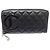 Chanel Classic Long Zip Wallet AP0242 aus schwarzem Lammleder - Ansicht 3