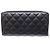 Chanel Classic Long Zip Wallet AP0242 aus schwarzem Lammleder - Ansicht 4
