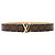 Louis Vuitton Monogram Ledergürtel Braun Monogramm
