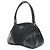 Mini mala Boston Prada em nylon e couro preto