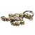 Charm pendente Chanel Coco Mark con strass Argento - vista 5