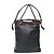 Borsa Tote Loewe Flamenco Marrone Nero - vista 4