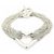 Tiffany & Co Bracciale a catena Tiffany Open Heart con chiusura a T - vista 2