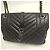 Borsa a tracolla in pelle nera Yves Saint Laurent - vista 11