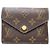 Portafoglio Louis Vuitton Monogram Tri-fold Marrone - vista 2