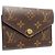 Portafoglio Louis Vuitton Monogram Tri-fold Marrone - vista 3