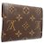 Portafoglio Louis Vuitton Monogram Tri-fold Marrone - vista 4