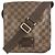 Borsa a tracolla Louis Vuitton Damier Brooklyn PM Marrone Damier ebene