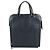 Mallette Prada en cuir Saffiano Bleu