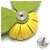 Spilla a fiore Loewe Primavera/Estate 2026 Verde Giallo - vista 10