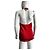 Salvatore Ferragamo Top rosso in cotone a coste con scollo all'americana - vista 5