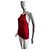 Salvatore Ferragamo Top rosso in cotone a coste con scollo all'americana - vista 7