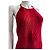 Salvatore Ferragamo Top rosso in cotone a coste con scollo all'americana - vista 9