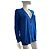 Roberto Cavalli Blauer Cardigan aus Seide und Kaschmir - Ansicht 11