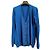 Roberto Cavalli Blauer Cardigan aus Seide und Kaschmir - Ansicht 2