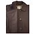 BURBERRY Trench Coat London de algodón marrón oscuro con forro desmontable 100% lana Nova Check Castaño - vista 15