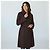 BURBERRY Trench Coat London de algodón marrón oscuro con forro desmontable 100% lana Nova Check Castaño - vista 4