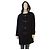 Abrigo Duffle Coat BURBERRY London Navy Black 100% Wool con Capucha Nova Check Fabricado en Inglaterra Negro