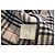 Abrigo Duffle Coat BURBERRY London Navy Black 100% Wool con Capucha Nova Check Fabricado en Inglaterra Negro - vista 12