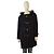 Abrigo Duffle Coat BURBERRY London Navy Black 100% Wool con Capucha Nova Check Fabricado en Inglaterra Negro - vista 6