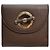 Cartera de cuero marrón Christian Dior Castaño