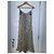 Vestido midi Reformation estampado de leopardo en seda Negro Beige - vista 5