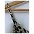 Vestido midi Reformation estampado de leopardo en seda Negro Beige - vista 6