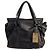 Borsa a mano ABACO Paris in pelle blu navy Blu scuro