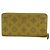 Cartera larga Louis Vuitton Mahina de cuero amarillo - vista 2