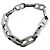Hermès Bracciale con charm Maillon in argento sterling Hermes