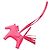 Hermès Hermes Rodeo PM Rose Mexico Handbag Charm Rosa