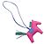 Hermès Hermes Rodeo PM Handbag Charm Rosa Blu Verde - vista 2