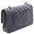 Borsa a tracolla Chanel Matelassé Double Flap Nero - vista 2