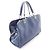 Borsa Tote 2-Way Chanel Matelassé Blu - vista 2